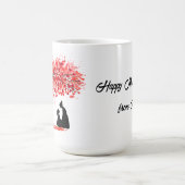 Personalized Mother & Daughter Love Mug コーヒーマグカップ (中央)