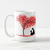 Personalized Mother & Daughter Love Mug コーヒーマグカップ (左)