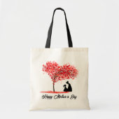 Personalized Mother & Daughter Love Tote Bag トートバッグ (正面)