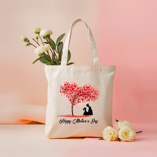 Personalized Mother & Daughter Love Tote Bag トートバッグ