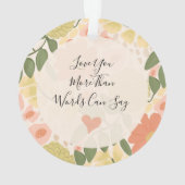 Personalized Mother-Daughter Ornament  オーナメント (裏面)