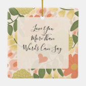 Personalized Mother-Daughter Ornament  セラミックオーナメント (裏面)