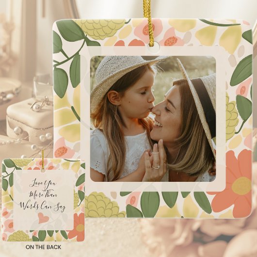 Personalized Mother-Daughter Ornament  セラミックオーナメント