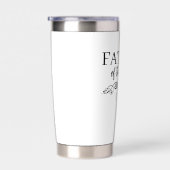 Personalized Mother of the Bride Custom Tumbler, 保温保冷タンブラー (右面)