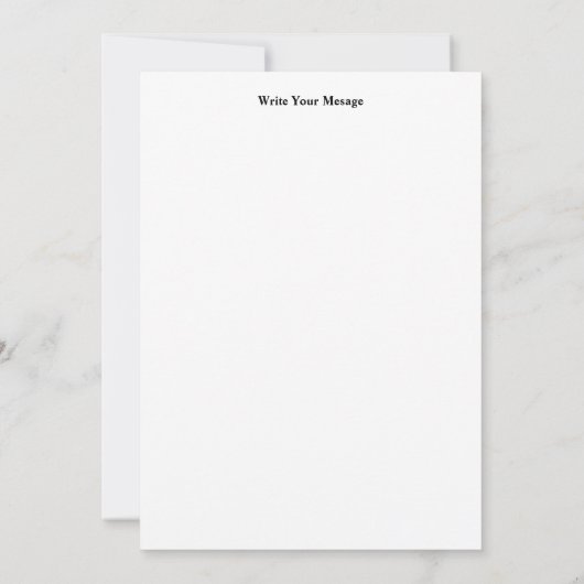 Personalized Mother’s Day Card 招待状 (裏面)