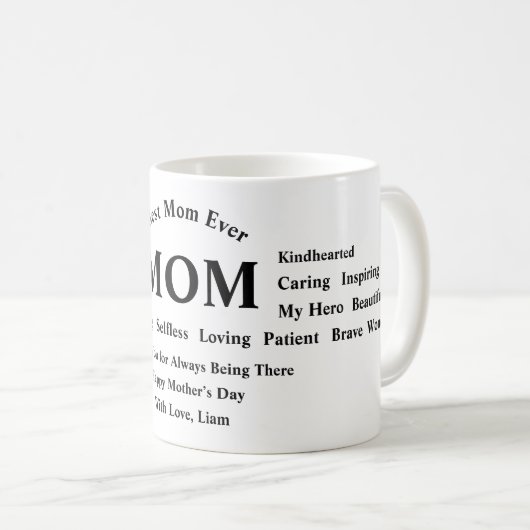 Personalized Mother’s Day Mug コーヒーマグカップ (正面右)