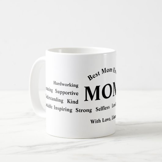 Personalized Mother’s Day Mug コーヒーマグカップ (正面左)