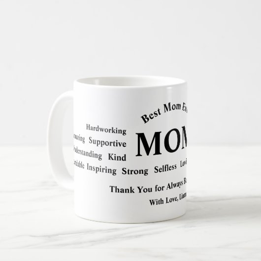 Personalized Mother’s Day Mug コーヒーマグカップ (正面左)