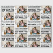 Personalized Mother’s Day Newspaper ラッピングペーパー (フラット)