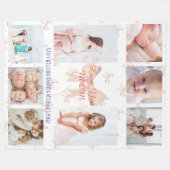 Personalized Mother’s Day Photo Gift for Mom フリースブランケット (正面(横))