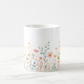 Personalized Mother’s Day Wildflower Mom コーヒーマグカップ (中央)
