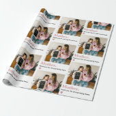 Personalized Mother’s Day  with Photo  ラッピングペーパー (アンロールド)