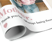 Personalized Mother’s Day  with Photo  ラッピングペーパー (ロールコーナー)