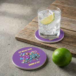 Personalized Mother & Son Graffiti Coaster コースター