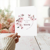 Personalized Mothers Day Card for Mom カード