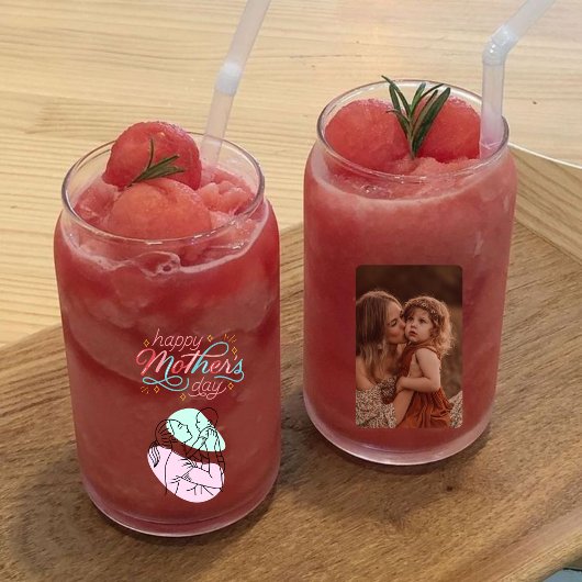 Personalized Mother's Day glass ガラス缶