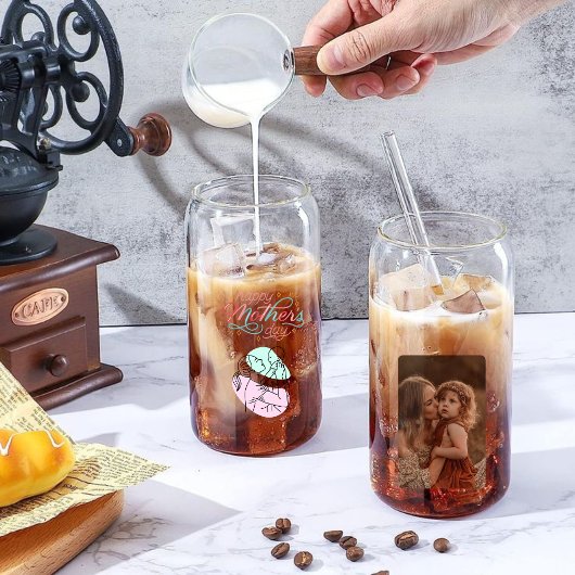 Personalized Mother's Day glass ガラス缶