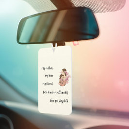 Personalized Mother's Day Mom's Hug Air Freshener カーエアーフレッシュナー