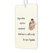 Personalized Mother's Day Mom's Hug Air Freshener カーエアーフレッシュナー (左)
