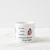Personalized Mother's Day Mom's Hug Espresso Mug エスプレッソカップ (正面)