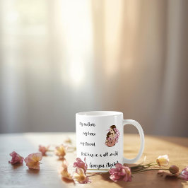 Personalized Mother's Day Mom's Hug Mug コーヒーマグカップ