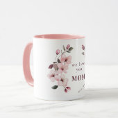 Personalized Mothers Day Mug for Mom マグカップ (正面左)