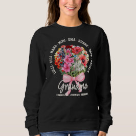 Personalized Mother's Day Nana Mimi Gigi GRANDMA スウェットシャツ