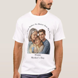 personalized mother's day photo  tシャツ