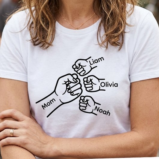 Personalized Mothers Day Shirt with Kids Names  Tシャツ