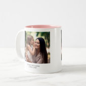 Personalized Mother's day Thank You Mama ツートーンマグカップ (正面左)
