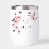 Personalized Mothers Day Wine Tumbler (背面)