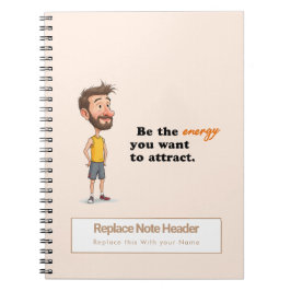 Personalized Motivational Notebook ノートブック