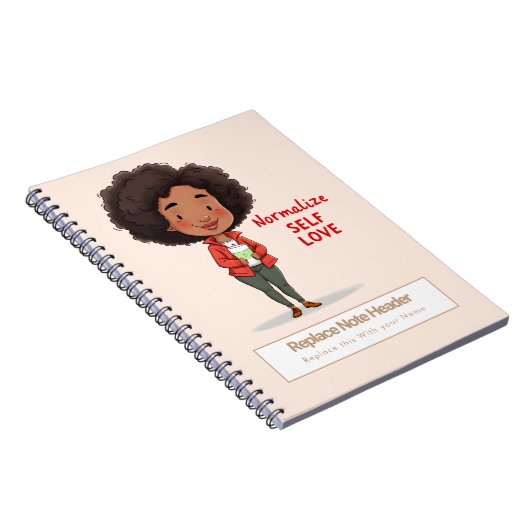 Personalized Motivational Notebook ノートブック (右側)