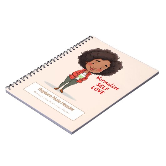 Personalized Motivational Notebook ノートブック (左側)