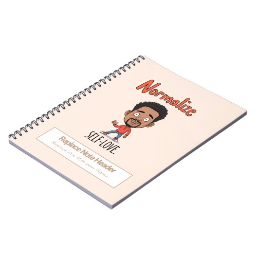 Personalized Motivational Notebook ノートブック (左側)