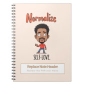 Personalized Motivational Notebook ノートブック (正面)