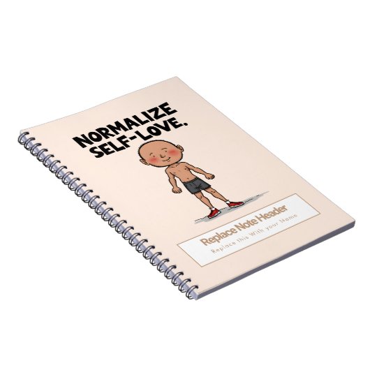 Personalized Motivational Notebook ノートブック (右側)