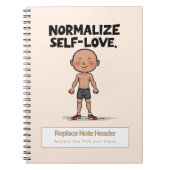 Personalized Motivational Notebook ノートブック (正面)
