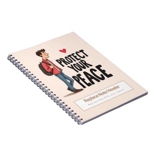 Personalized Motivational Notebook ノートブック (右側)