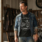 Personalized Motorcycle Biker Gift T-Shirt Tシャツ