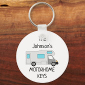 Personalized Motorhome Keys name Keychain キーホルダー (正面)