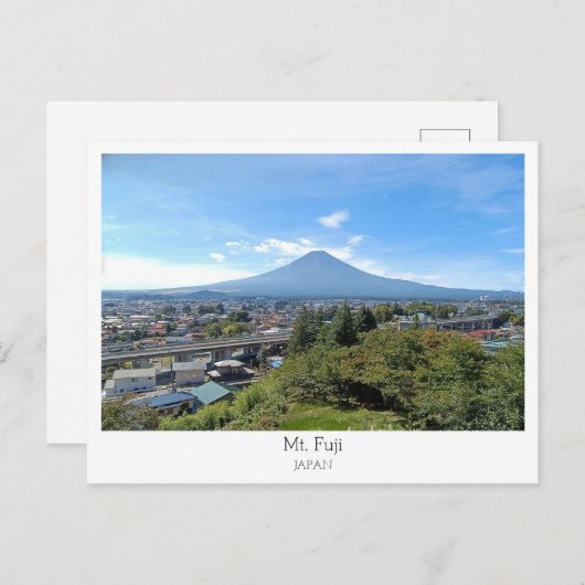 Personalized, Mount Fuji, Japan ポストカード (正面/裏面)