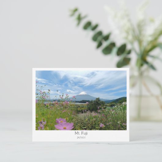 Personalized, Mount Fuji, Japan ポストカード (スタンド正面)