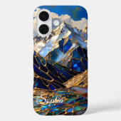 Personalized Mountain Sunset Phone Case Case-Mate iPhoneケース (裏面)