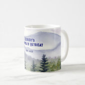 Personalized Mountain Themed コーヒーマグカップ (正面右)