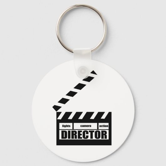 Personalized Movie Director Clapboard Gift キーホルダー (正面)