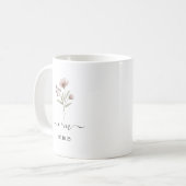 Personalized Mr & Mrs coffee mugs, Engagement コーヒーマグカップ (正面左)