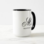 Personalized Mr Name Combo Mug Custom Text Gift マグカップ (正面右)