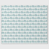 Personalized Mrs. Claus Wrapping Paper ラッピングペーパー (フラット)