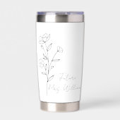 Personalized Mrs Gifts for the bride to be cup wit 保温保冷タンブラー (正面)